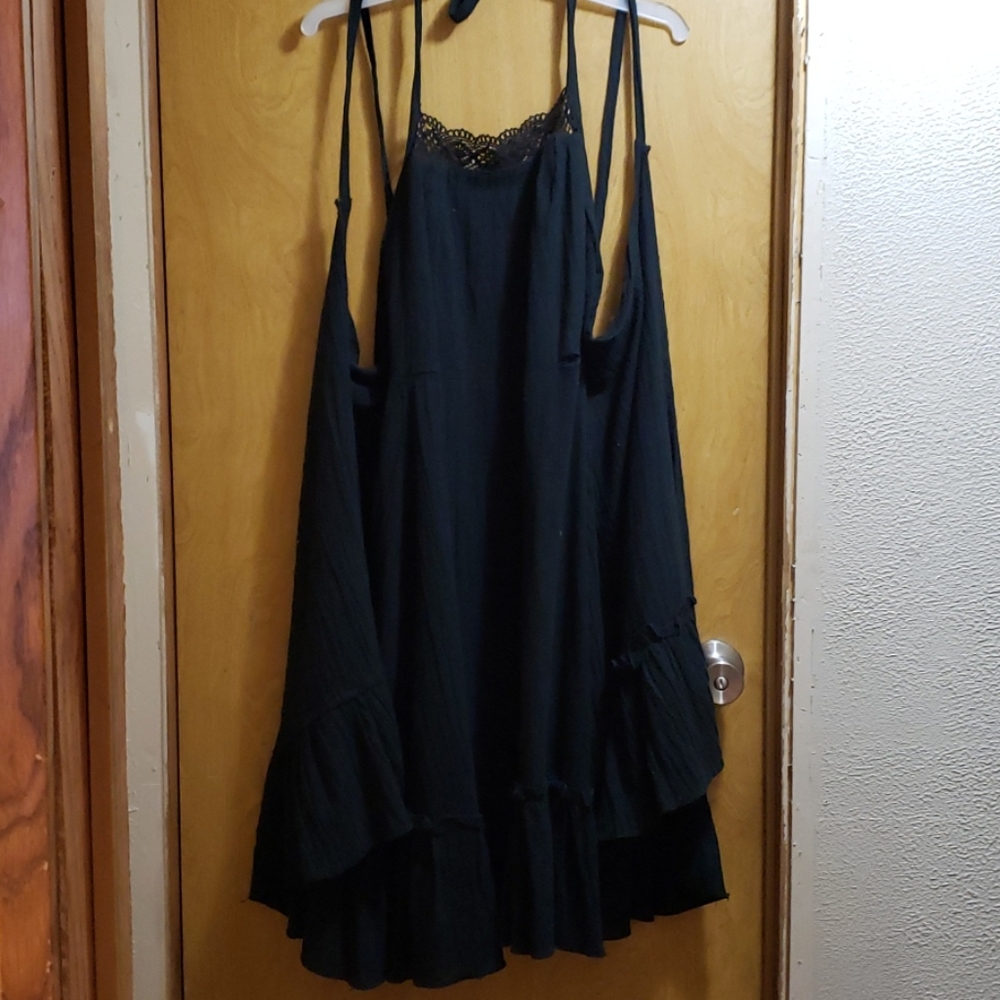 Backless wrap dress